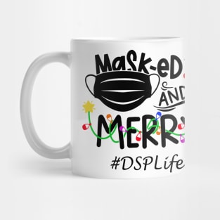 Masked And Merry DSP Christmas Mug